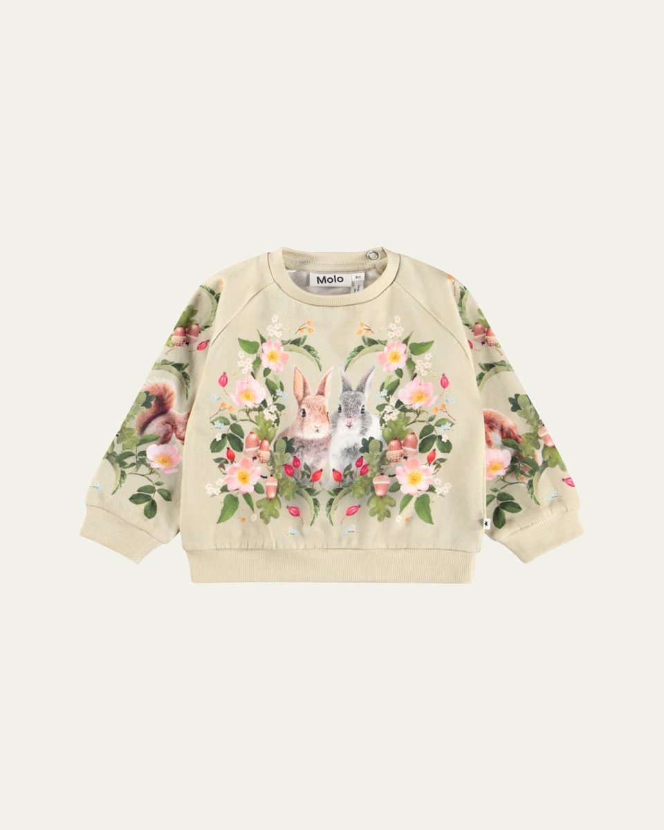 Girl's Disc Sweatshirt, Size 3M-4T